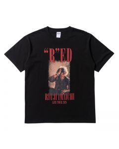 "R"ED Photo T-shirt/BLACK