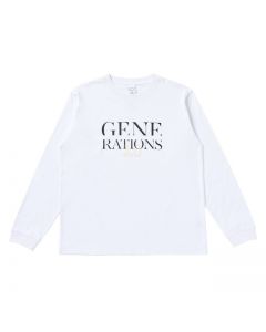 GENERATIONS 2.0 Long sleeve T-shirt/WHITE