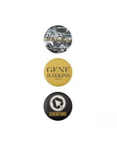 GENERATIONS 2.0 Set of 3 tin badges